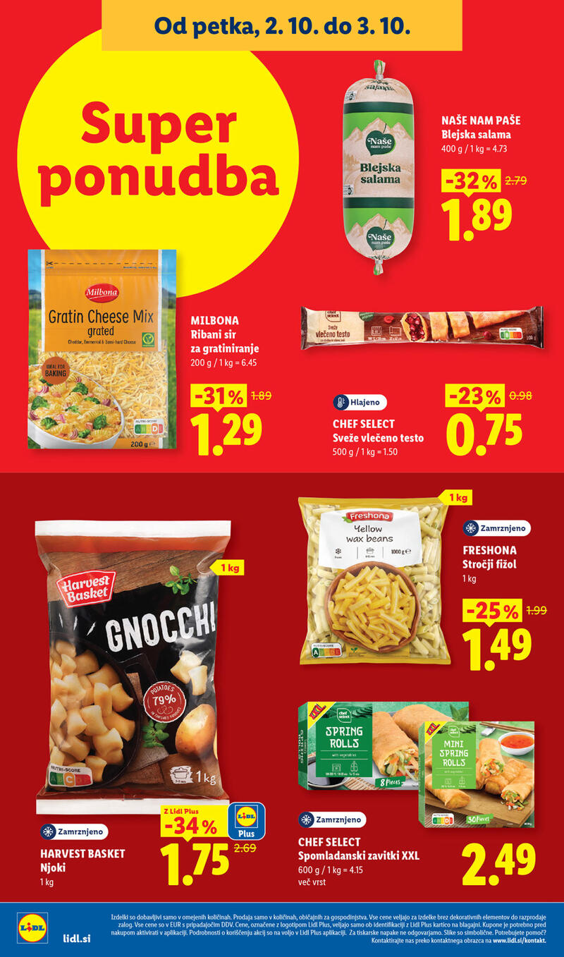 Lidl katalog - Tedenska akcija