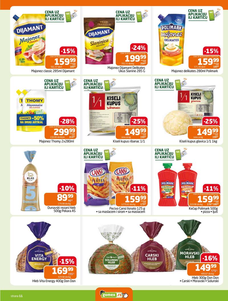 Gomex katalog - Dvonedeljna akcija