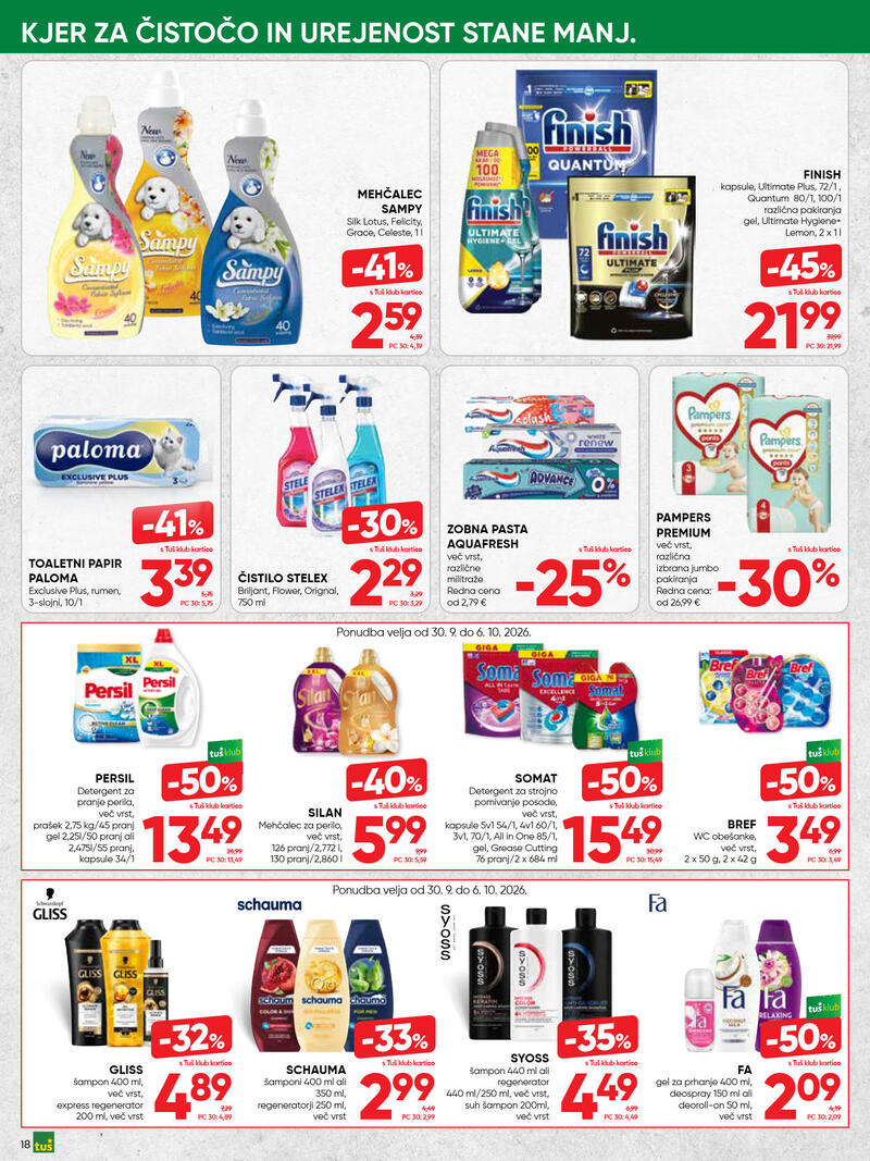 Tuš katalog - Dvotedenska akcija