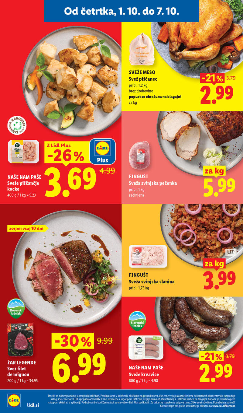 Lidl katalog - Tedenska akcija