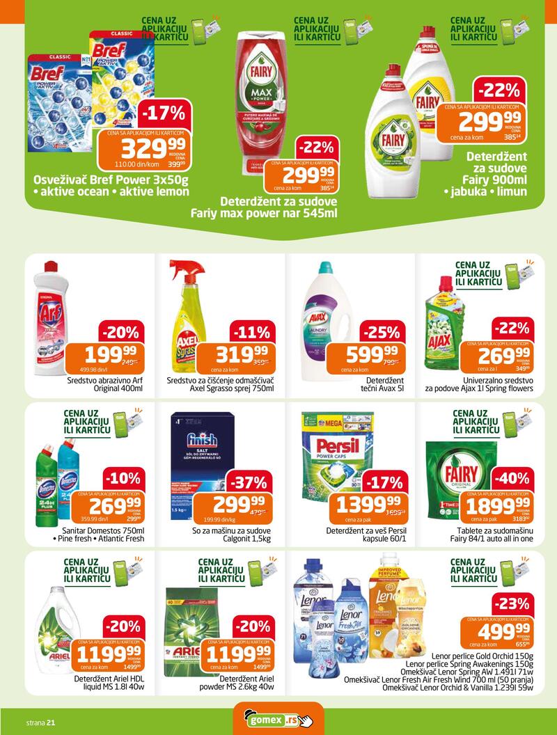 Gomex katalog hrana