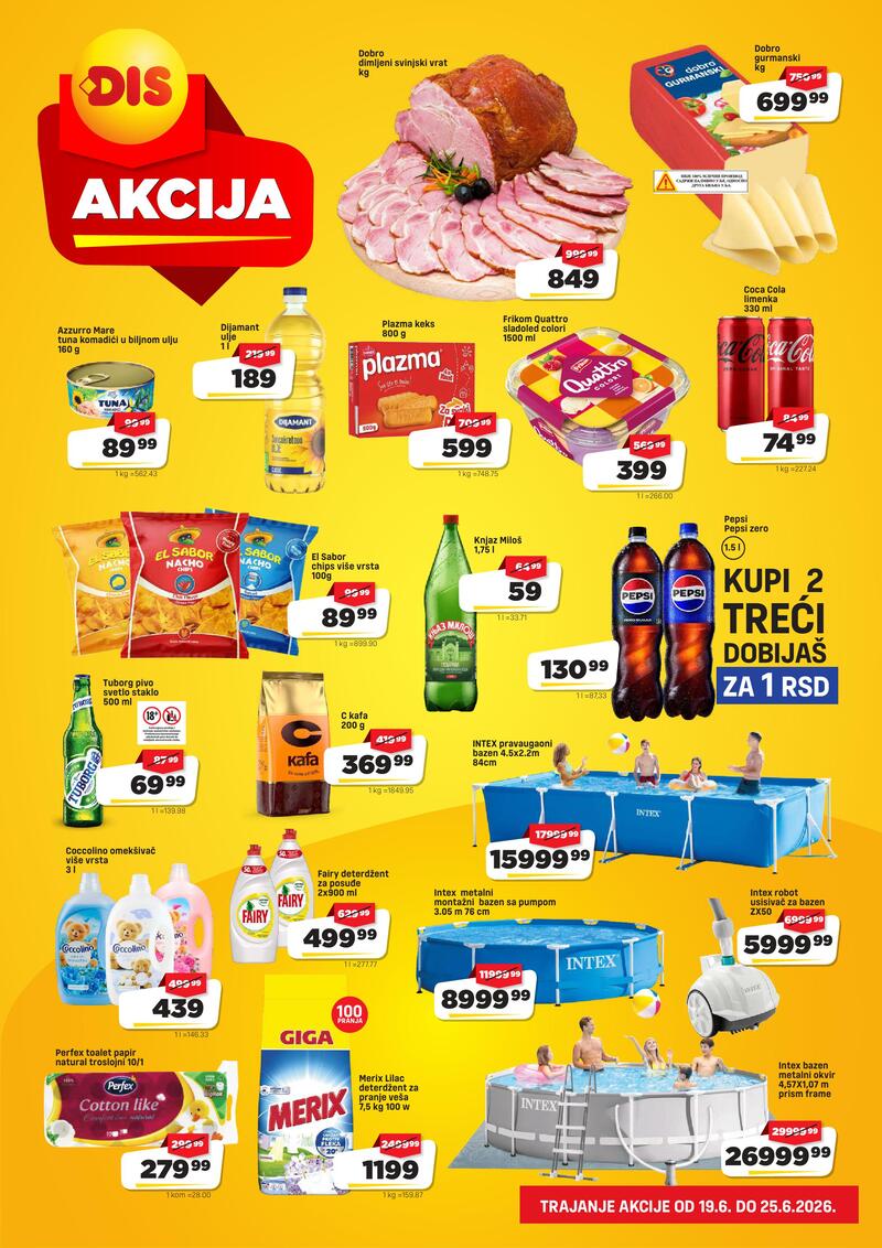 DIS Hipermarket nedeljna akcija