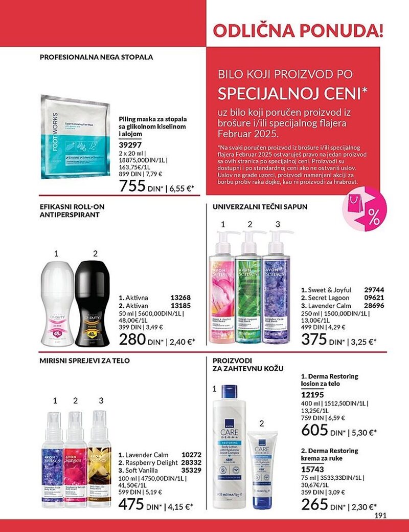 Avon katalog akcija