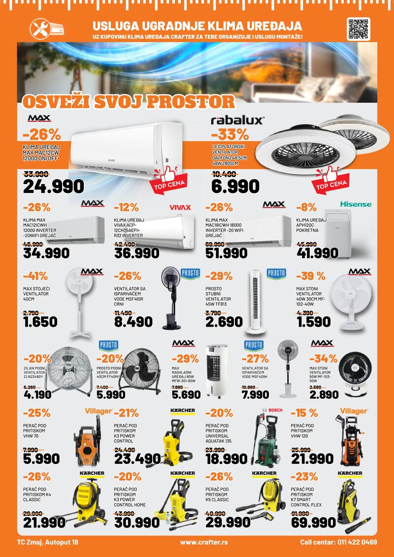 Crafter akcijski katalog