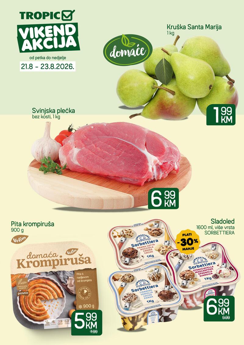 Tropic vikend akcija