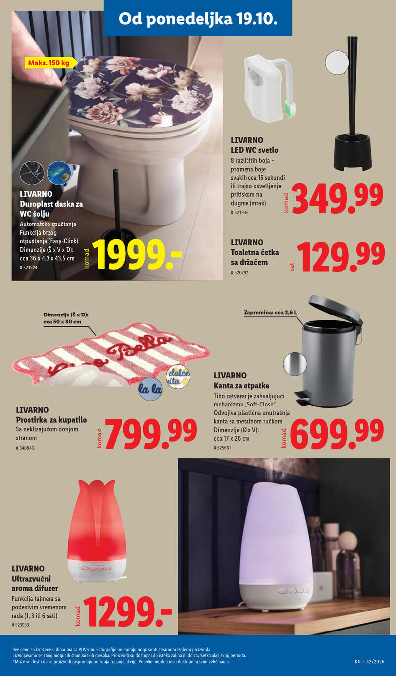 Lidl katalog - Nedeljna akcija