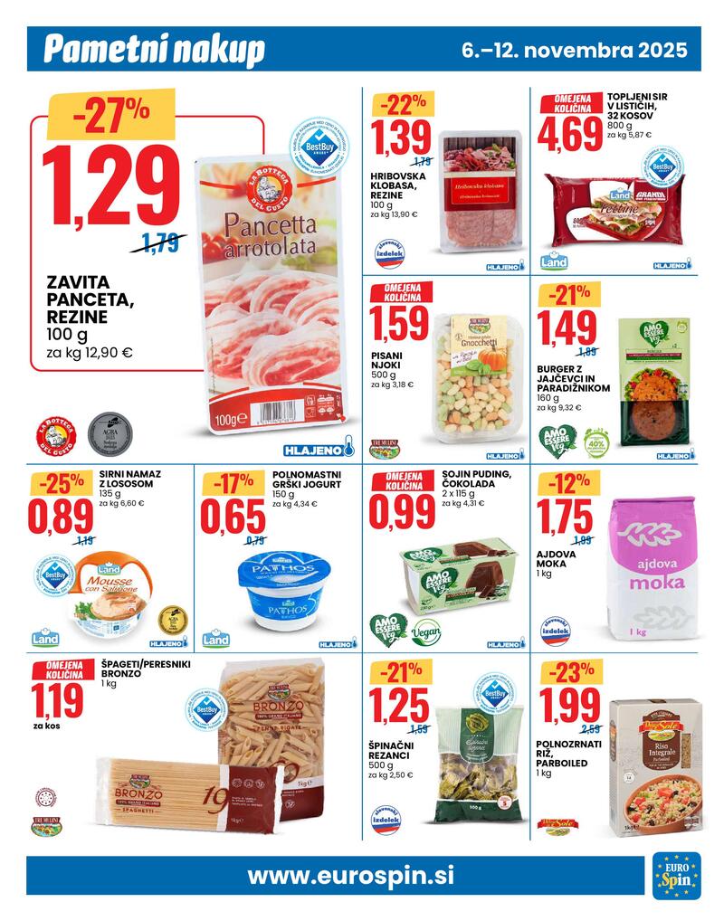 Eurospin tedenski letak