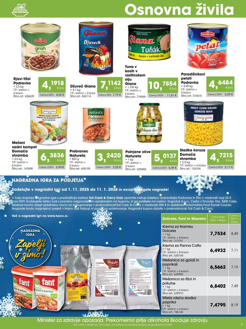 Tuš Cash & Carry gostinec