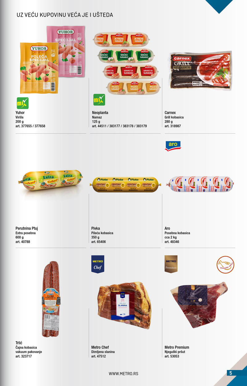 Metro katalog - Kupi više plati manje