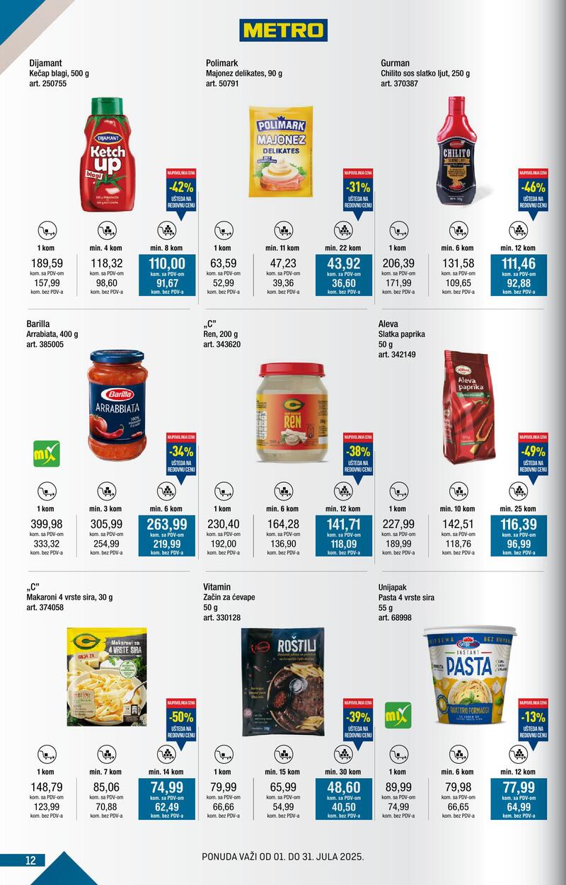 Metro katalog kupi više