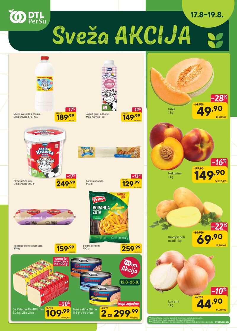 PerSu katalog akcija Sveža akcija