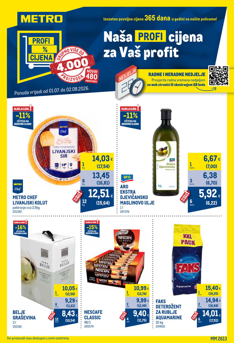 Metro katalog akcija Profi cijena