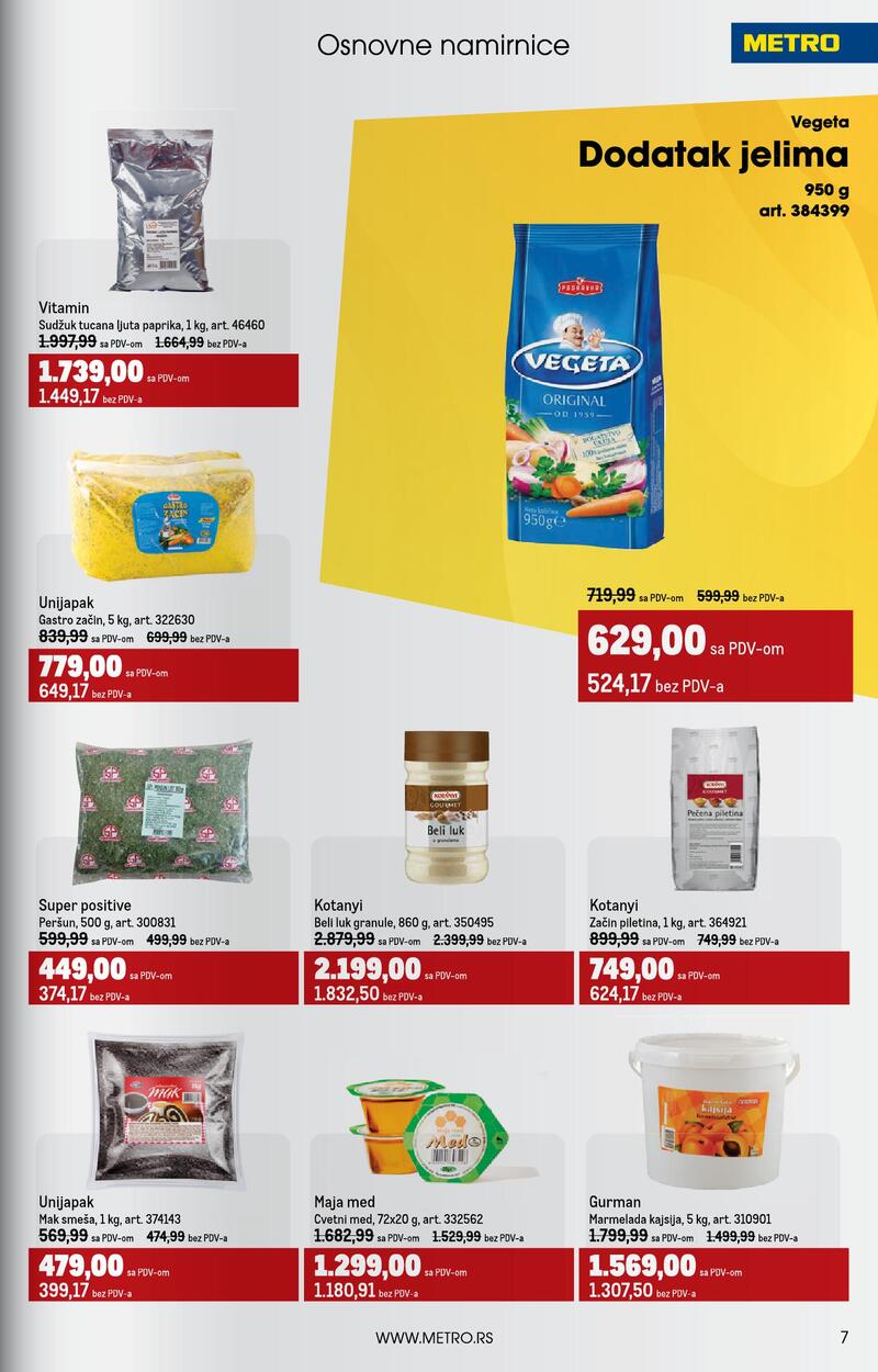 Metro katalog ugostitelji