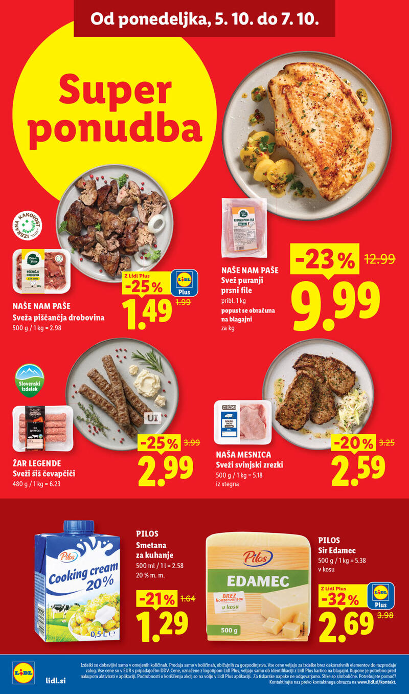 Lidl katalog - Tedenska akcija