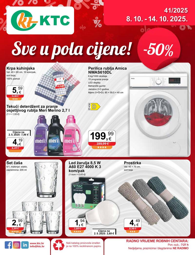 KTC sve u pola cijene
