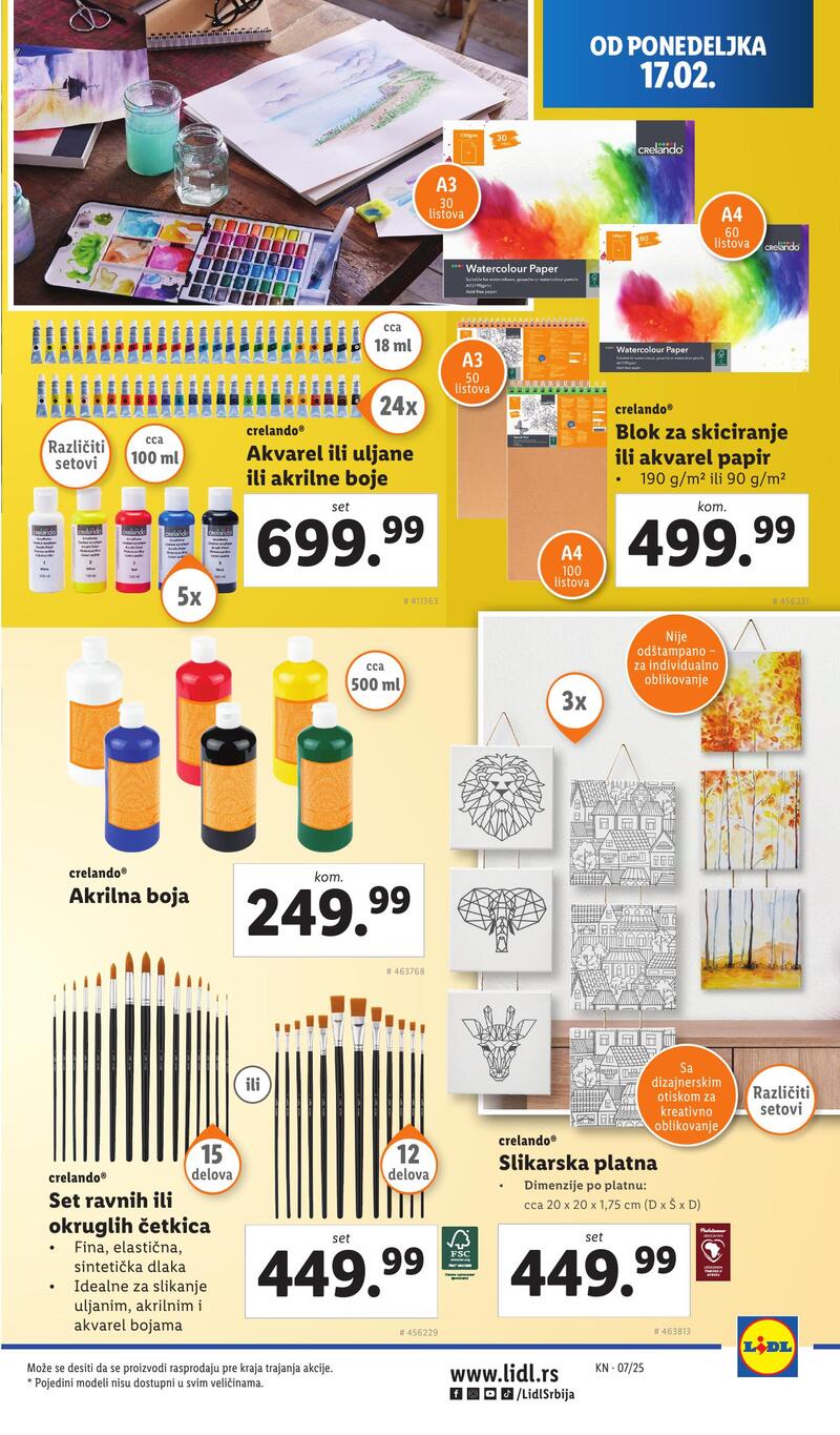 Lidl katalog akcija neprehrana