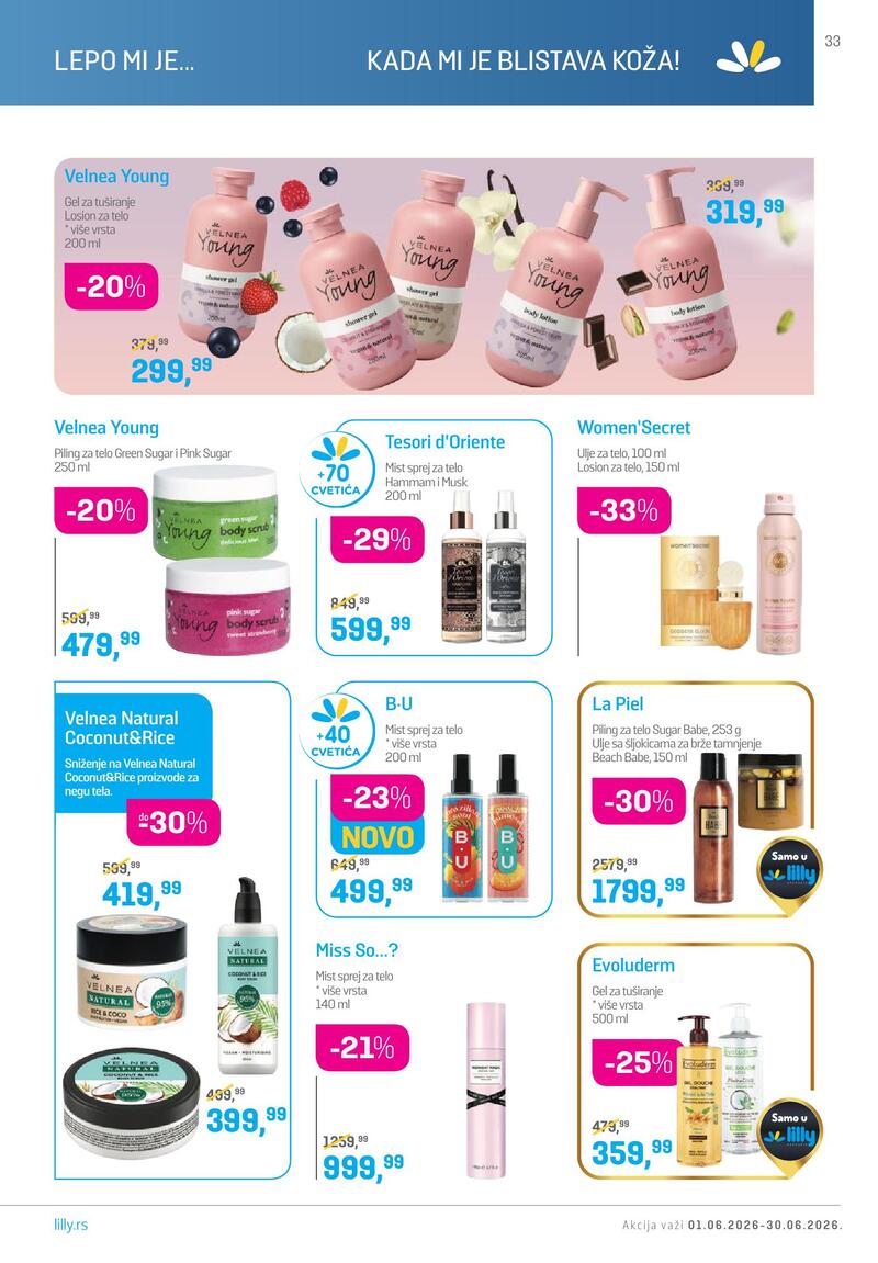 Lilly Drogerie katalog akcija