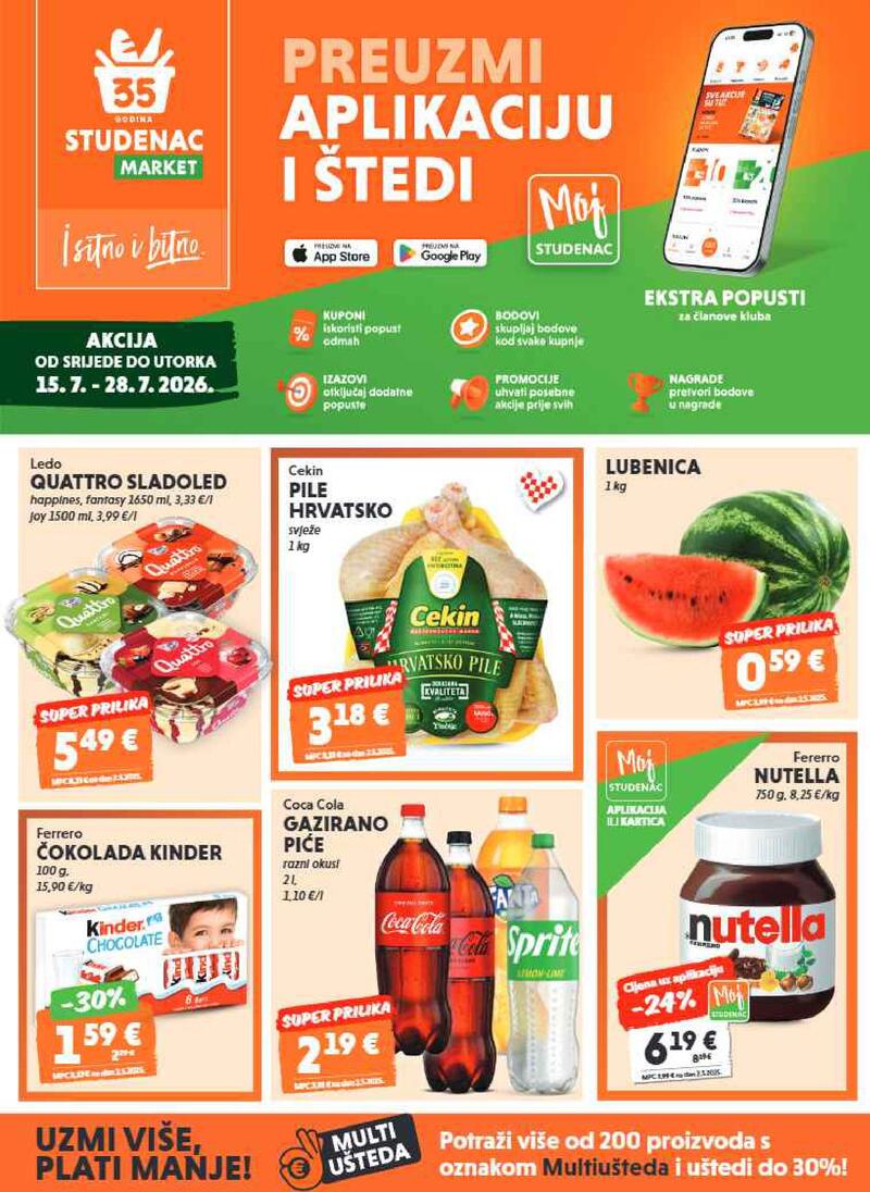 Studenac katalog akcija Tjedna akcija