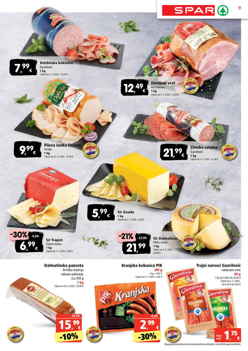 Spar kataloška akcija