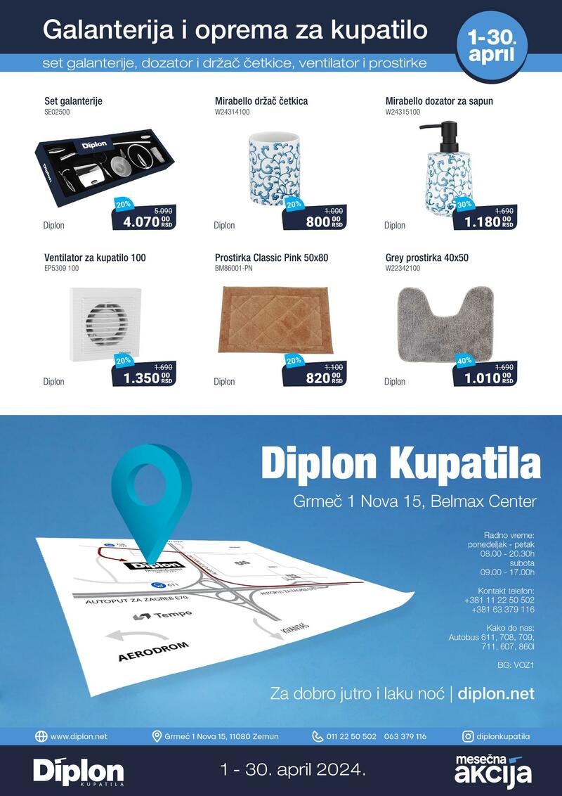 Diplon kupatila katalog akcija