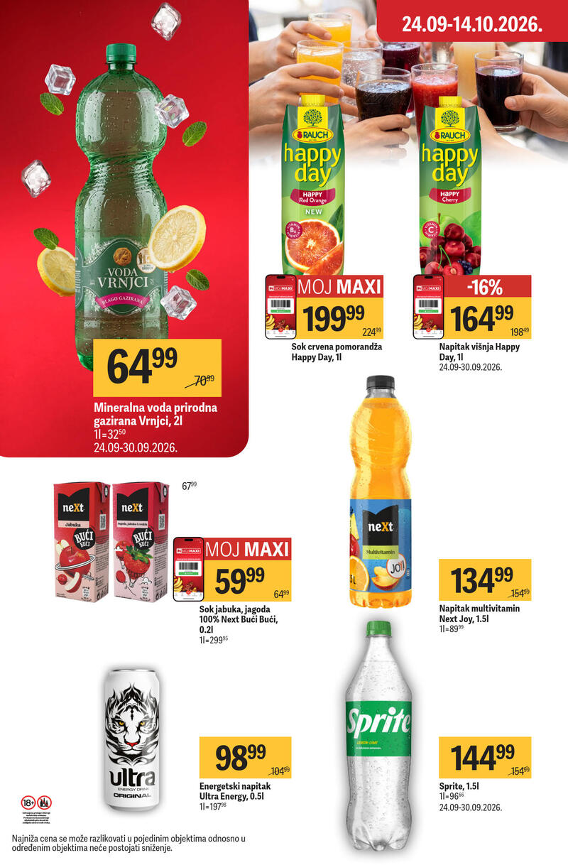 Maxi katalog – Nedeljna akcija