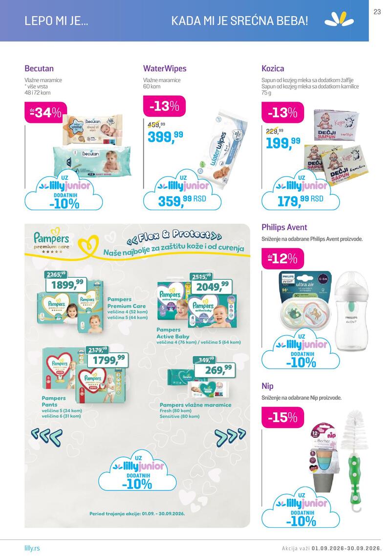 Lilly Drogerie katalog akcija