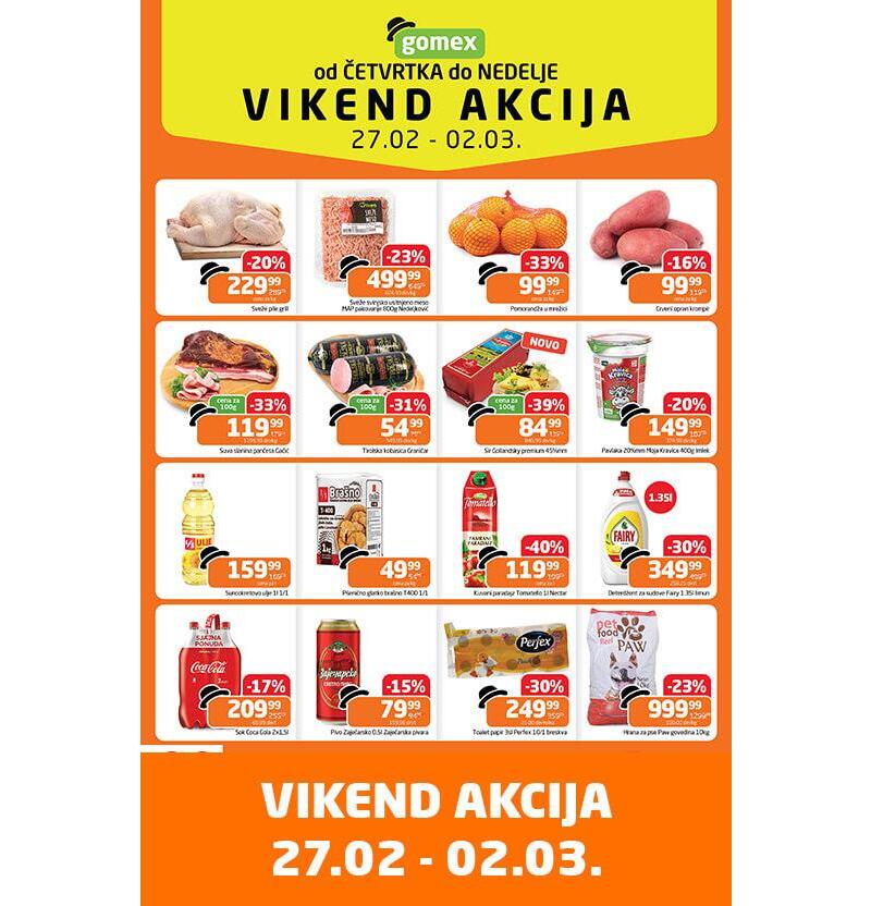 Gomex katalog vikend akcija