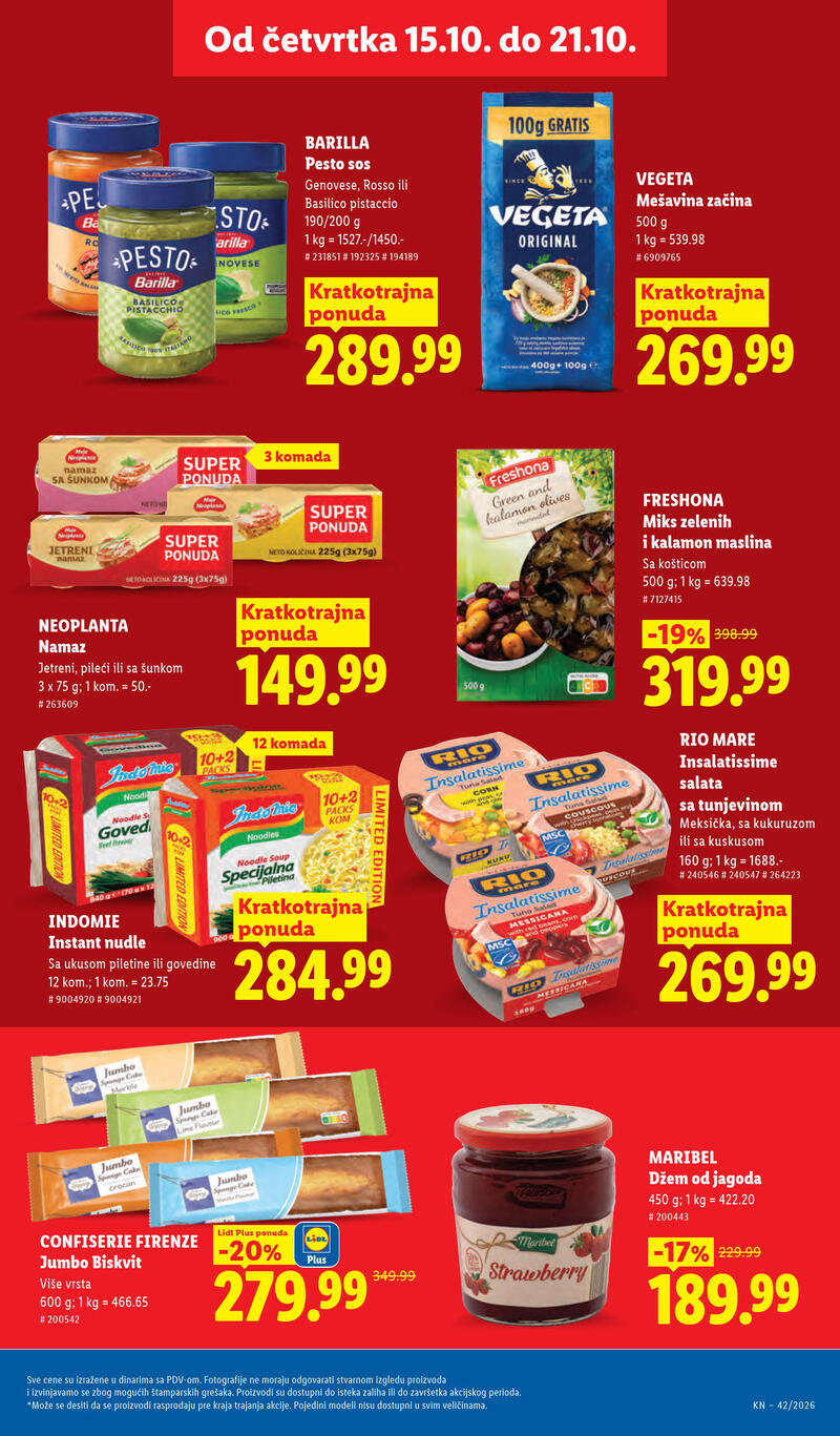 Lidl katalog - Nedeljna akcija