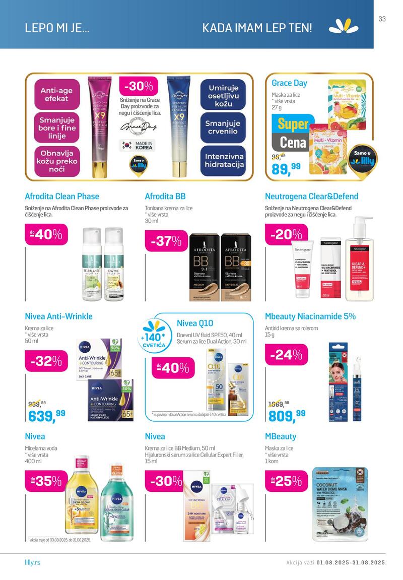 Lilly Drogerie katalog akcija