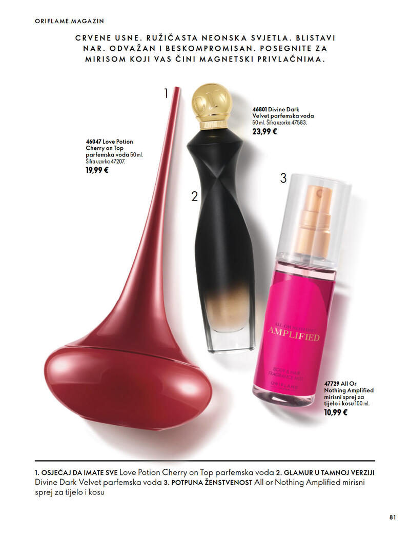 Oriflame katalog - Mjesečna akcija