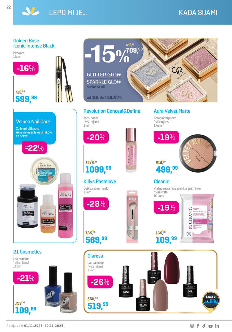 Lilly Drogerie katalog akcija