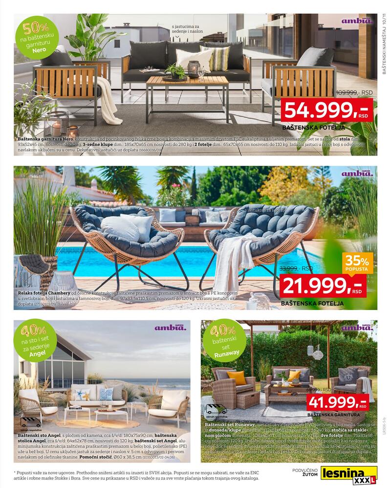 Lesnina XXXL katalog akcija