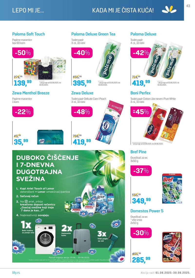 Lilly Drogerie katalog akcija