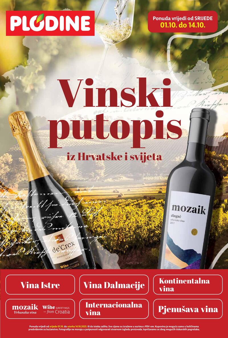 Plodine katalog vina i delicije