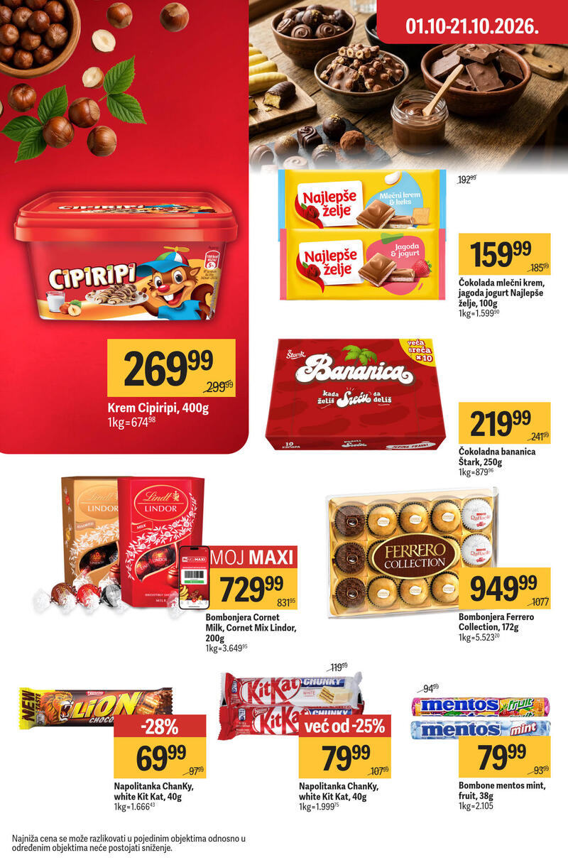 Maxi katalog – Nedeljna akcija