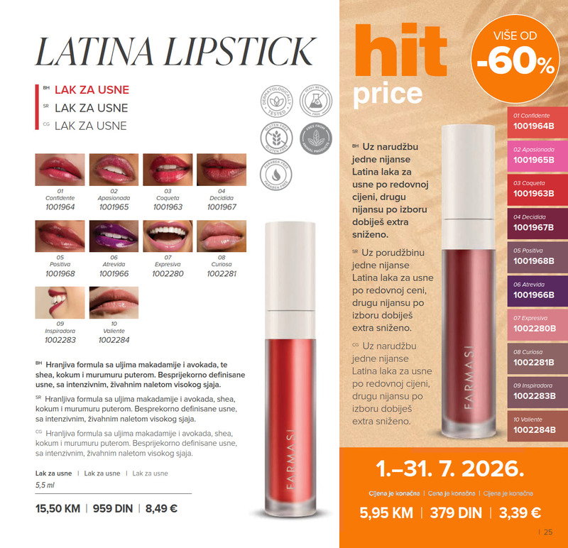 Farmasi katalog akcija