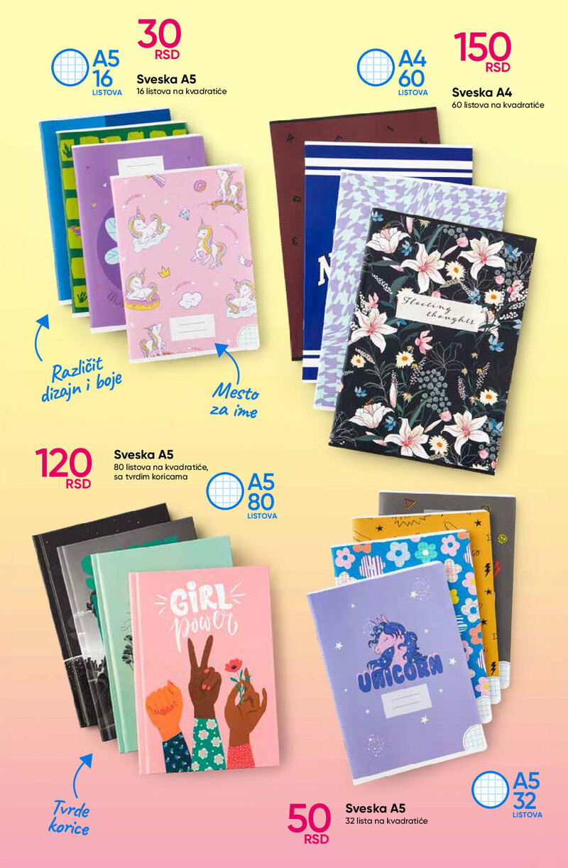Pepco katalog sve za školu