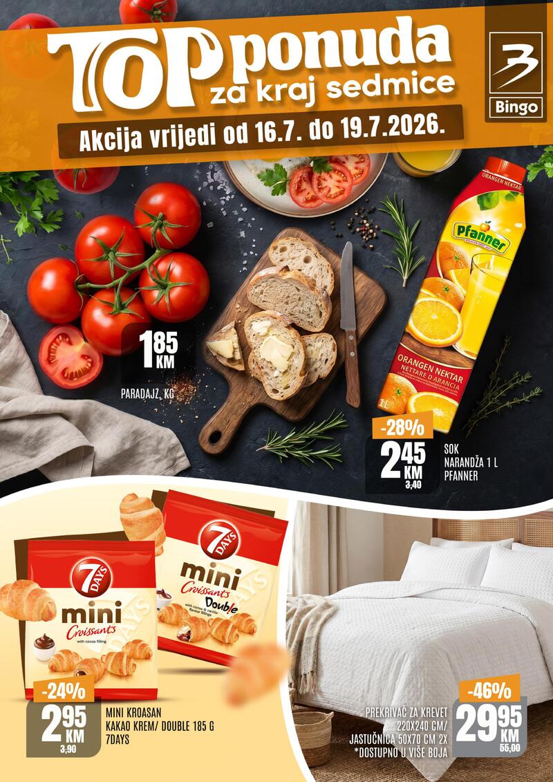 Bingo katalog akcija Top ponuda za kraj sedmice