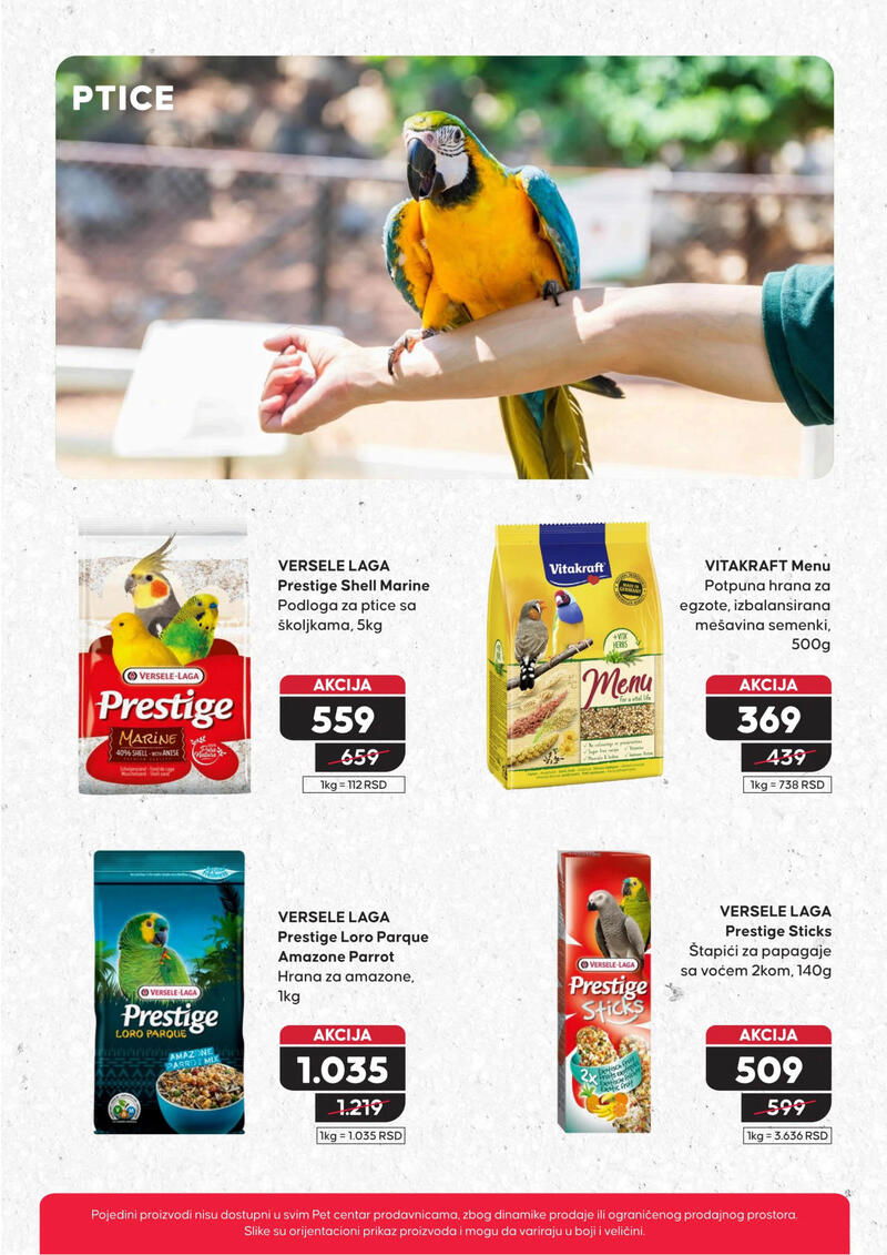 Pet centar akcijski katalog