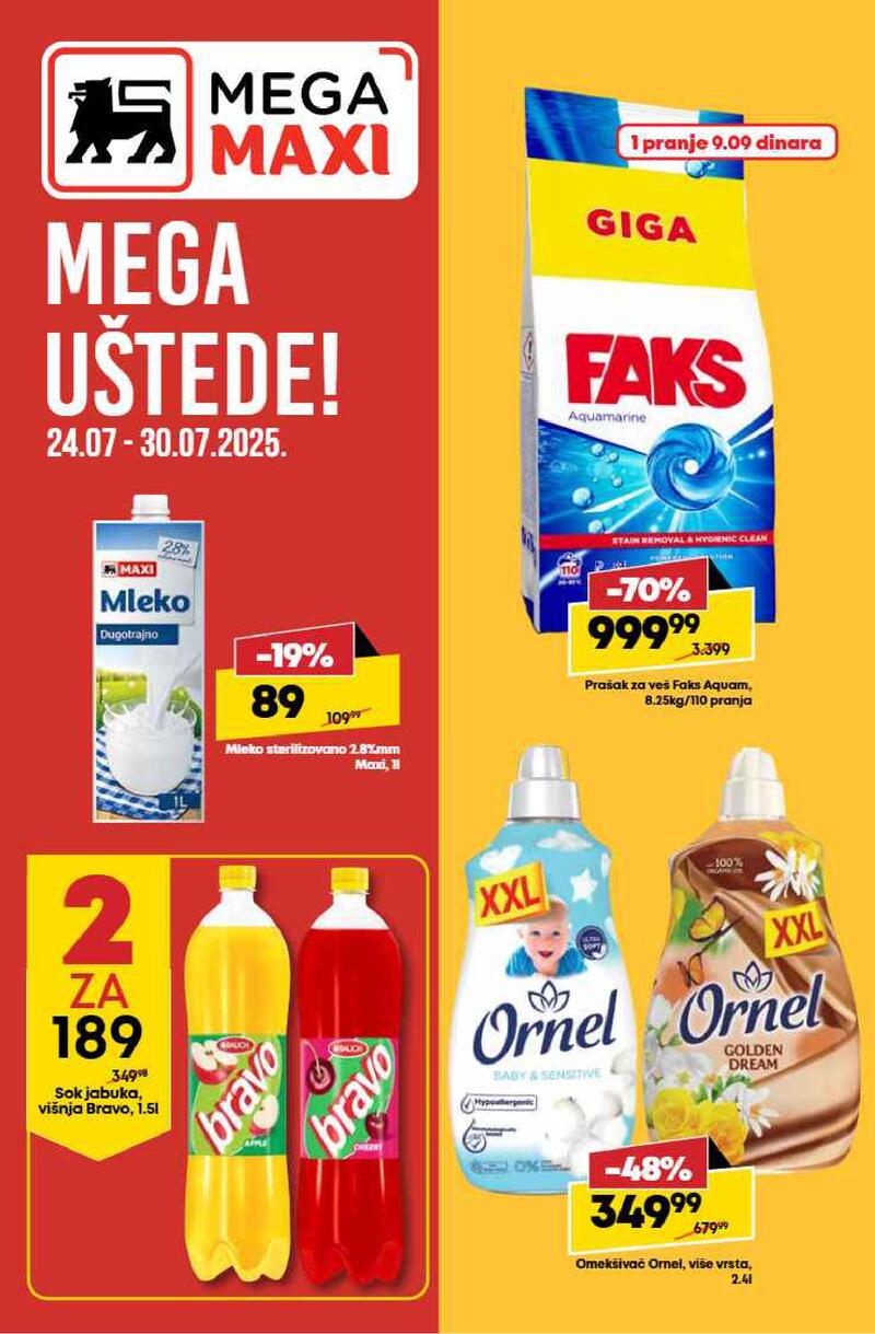 Mega Maxi nedeljna akcija