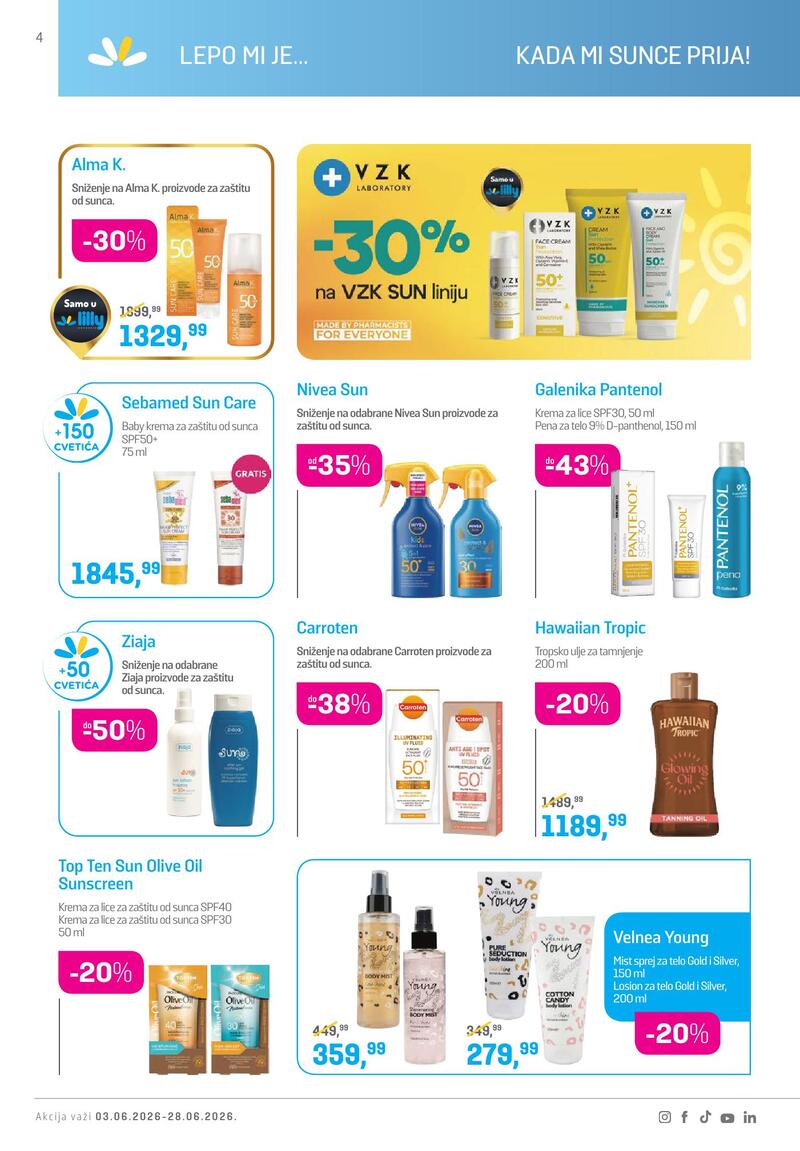 Lilly Drogerie katalog akcija