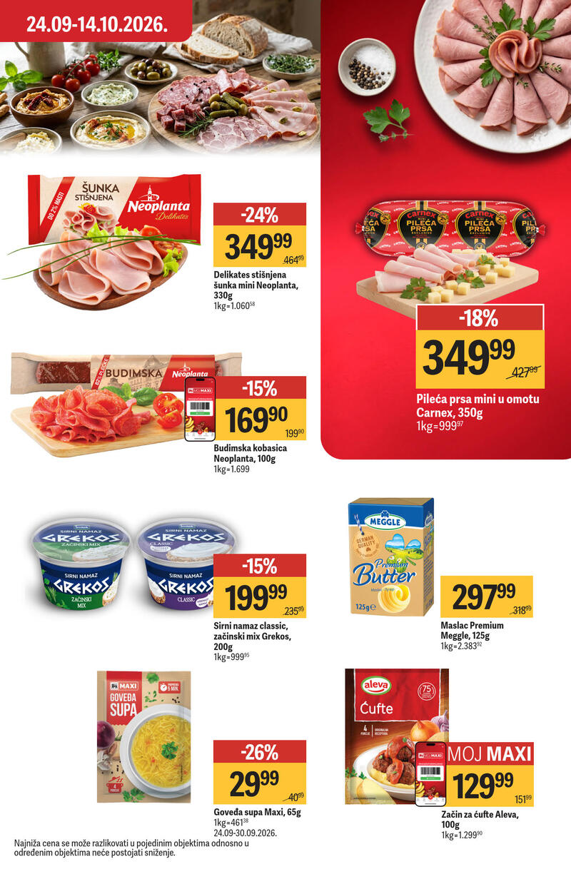 Maxi katalog – Nedeljna akcija