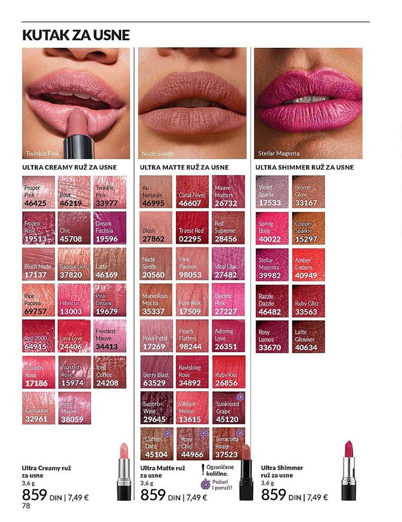 Avon katalog akcija