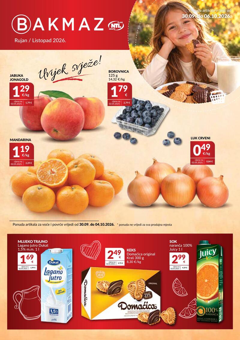 Bakmaz katalog akcija Tjedna ponuda