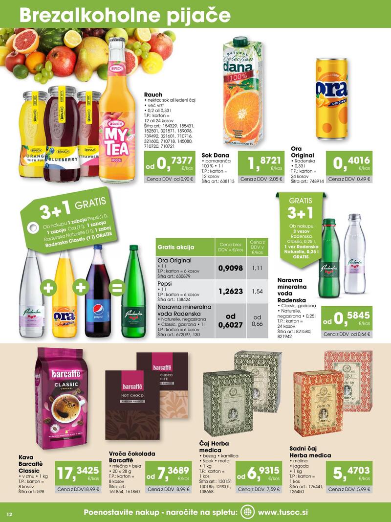 Tuš Cash & Carry katalog - Gostinec