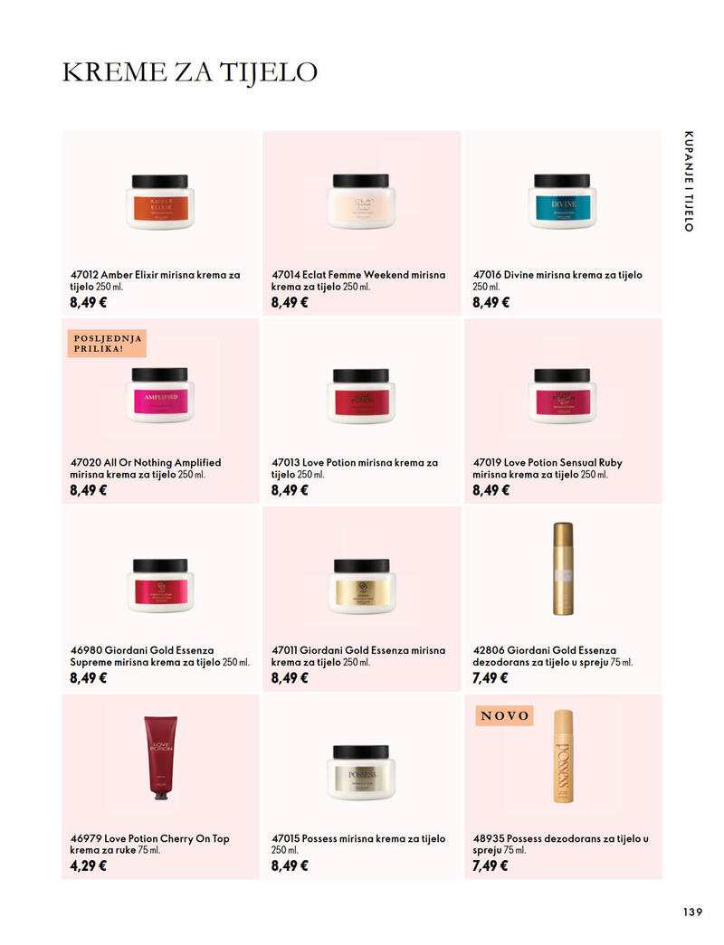 Oriflame katalog - Mjesečna akcija