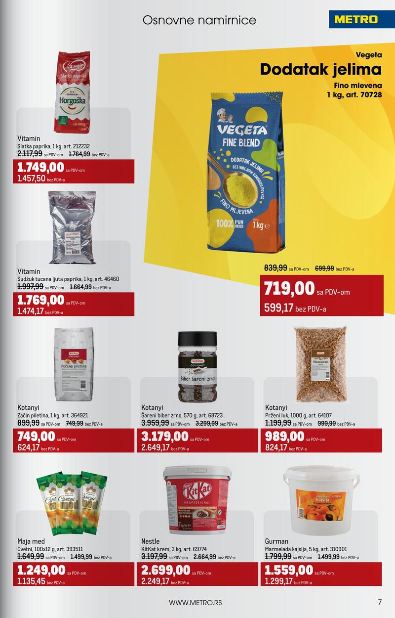 Metro katalog ugostitelji