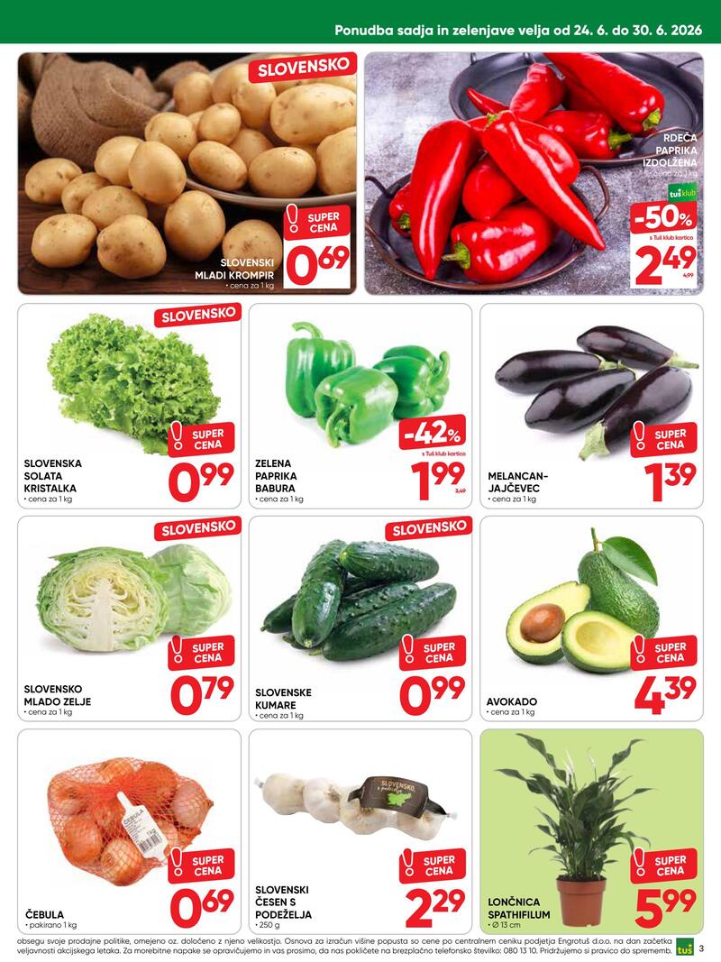 Tuš redni katalog