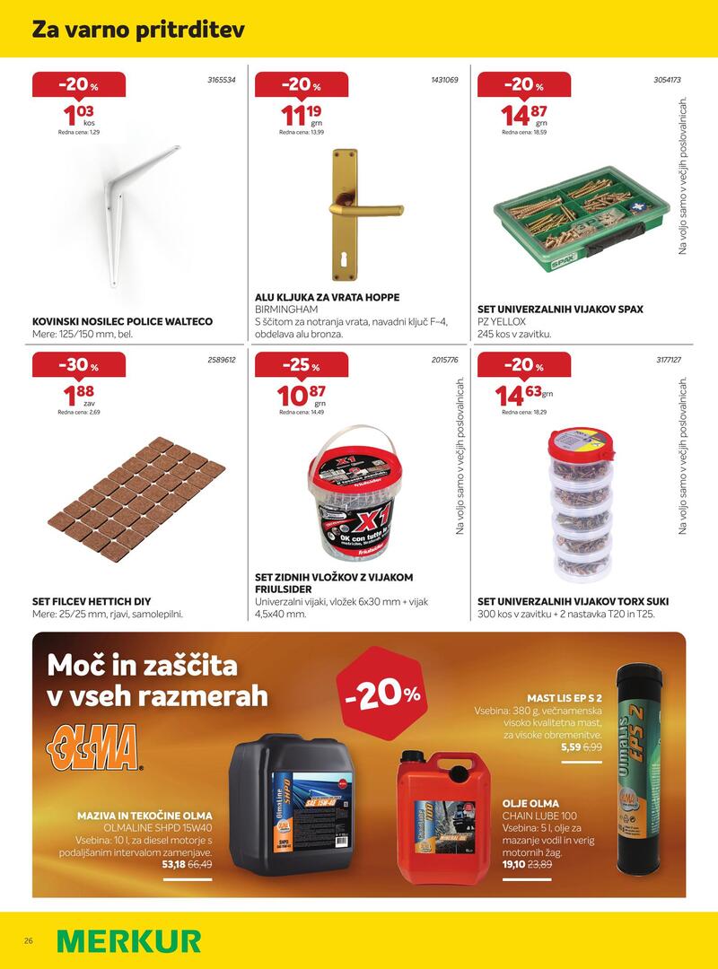Merkur akcijski katalog