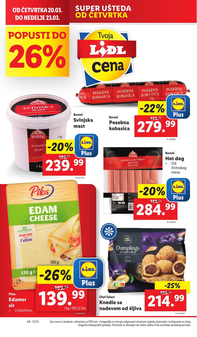 Lidl katalog akcija